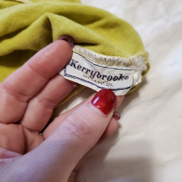 Kerrybrooke vintage darted cotton mock neck Dorman top 1930 1940 1960 - Picture 2 of 6